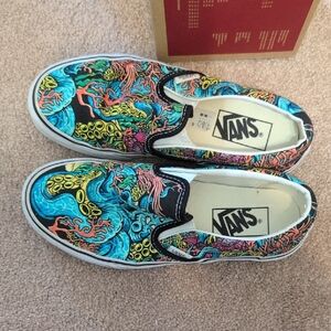 Vans Multicolor Graphic Slip-On Sneakers